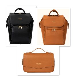 Large Capacity Multifunctional Shoulder PU Backpack (Option: Set7)