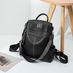 Fashion Personalized Women's New Backpack (Option: Black)