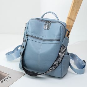 Fashion Personalized Women's New Backpack (Option: Blue)