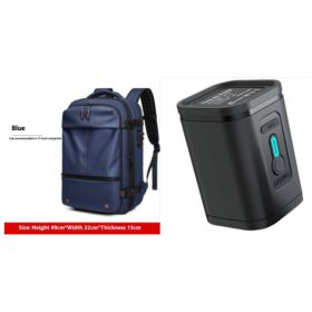 Travel Backpack Men's Business Multifunction Computer Bag Vacuum Compression Large-capacity Backpack (Option: Set5-19 Inch)