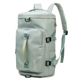 Waterproof Gym Fitness Bag Outdoor Travel Sport Excerise Fashion Casual Backpack (Option: Green)