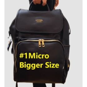 Large Capacity Multifunctional Shoulder PU Backpack (Option: 1Micro Bigger)
