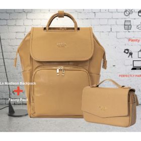 Large Capacity Multifunctional Shoulder PU Backpack (Option: Set3)