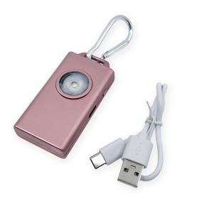 Micro Guardâ„¢ Plus Personal Alarm + COB LED Flashlight (Option: Rose Gold)