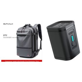 Travel Backpack Men's Business Multifunction Computer Bag Vacuum Compression Large-capacity Backpack (Option: Set6-19 Inch)