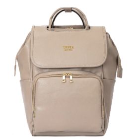 Large Capacity Multifunctional Shoulder PU Backpack (Option: Microfiber 36Stone)