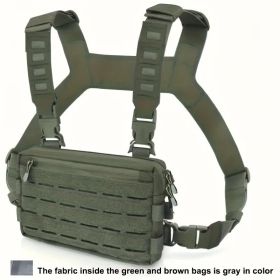 Men's Outdoor Tactics Vest Jacket Bag (Option: Army Green-9x5.9x1.5 inches)