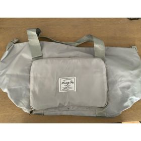 Dry And Wet Separation Sports Portable Shoulder Bag (Option: Grey)