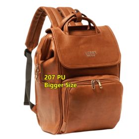 Large Capacity Multifunctional Shoulder PU Backpack (Option: 207PU Bigger)